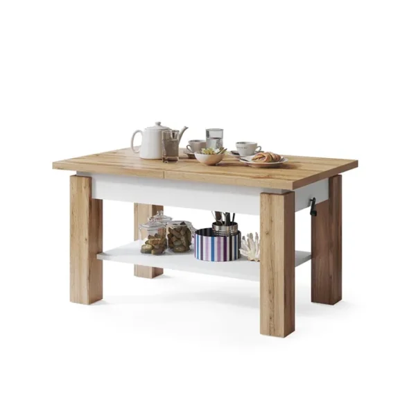 Multifunkcionalni Sto Astoria Hrast-Beli