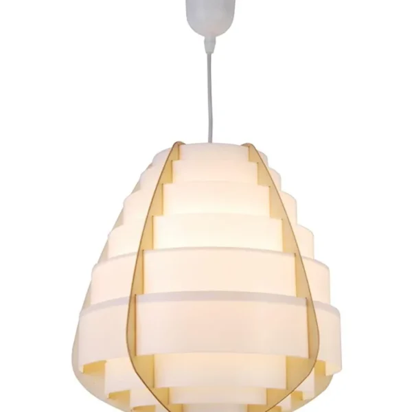 Nagoja Viseća Lampa Bež 1x40W E27