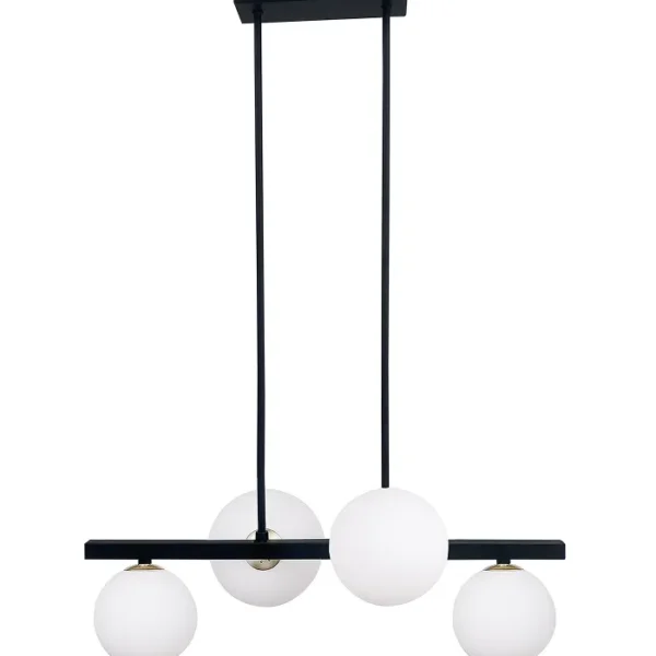 Kama Viseća Lampa Crno Zlatna 4x28W G9