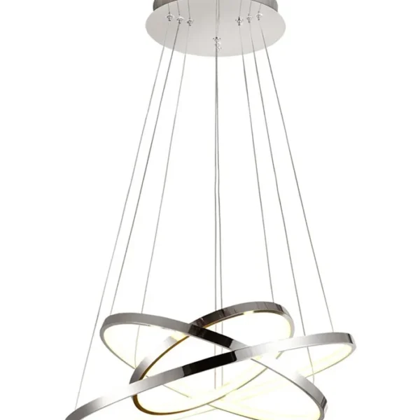 Lune Visilica Trostruki 60W LED 4000K Hrom