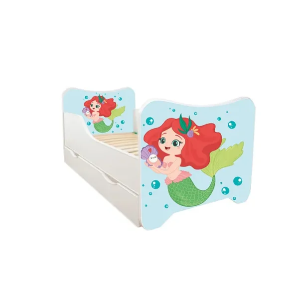 ABC Beds Dečiji Krevet sa Fiokom 160X80 cm Mala Sirena