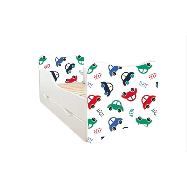 ABC Beds Dečiji Krevet sa Fiokom 160X80 cm Retro Autići