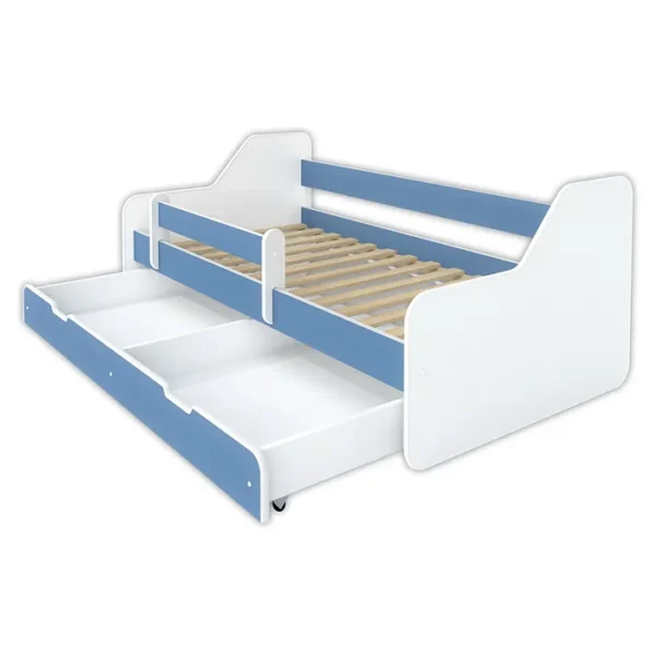 Krevet Sa Fiokom I Dušekom180X80 Dione I Plavi