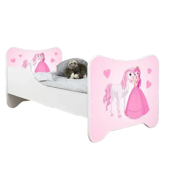 Dečiji Krevet 140X70Cm Happy Kitty Princess And Horses