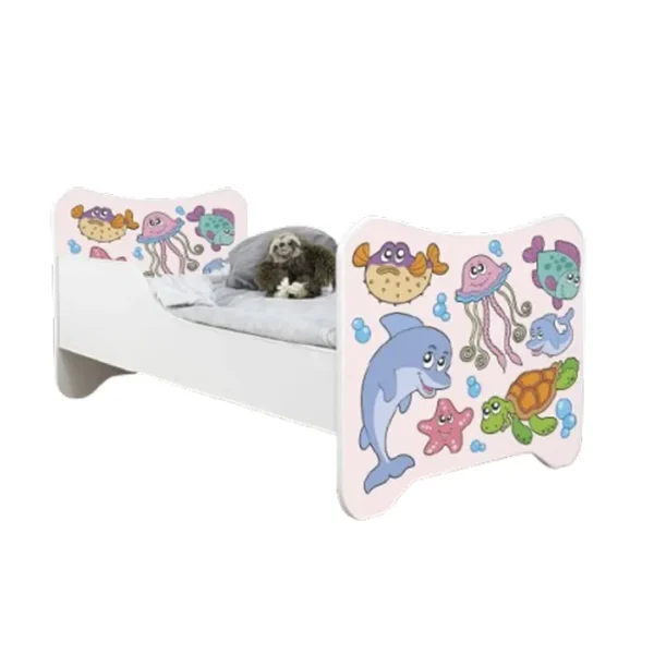 Dečiji Krevet 160X80Cm Happy Kitty Fish