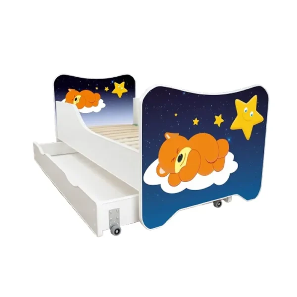 Dečiji Krevet 140X70Cm Happy Kitty + Fioka Sleeping Teddy