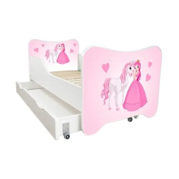 Dečiji Krevet 140X70Cm Happy Kitty + Fioka Princess And Horses