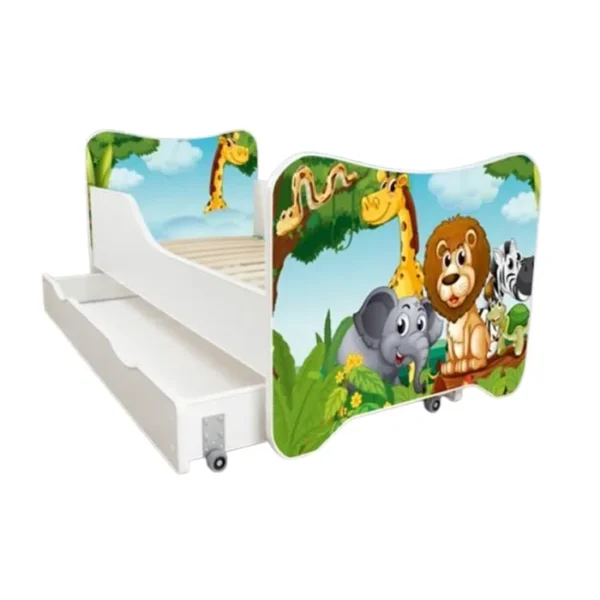 Dečiji Krevet 140X70Cm Happy Kitty + Fioka Africa