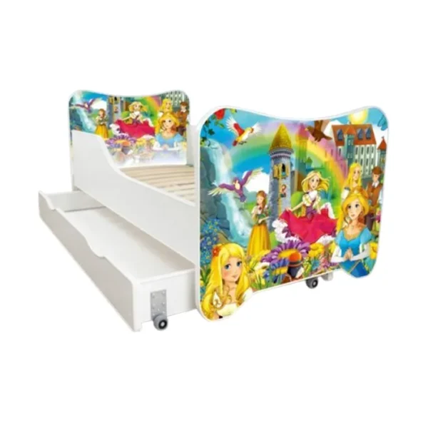 Dečiji Krevet 140X70Cm Happy Kitty + Fioka Princess