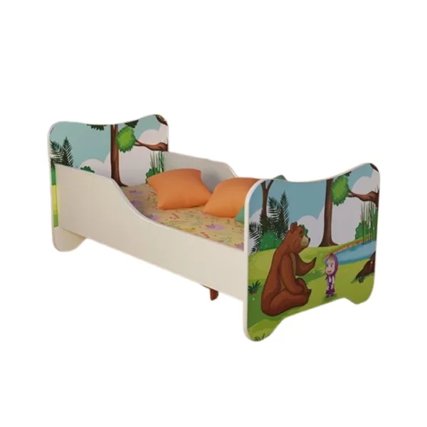 Dečiji Krevet 160X80Cm Happy Kitty Maša i Medved