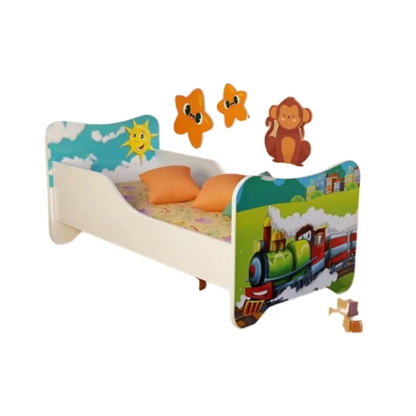 Dečiji Krevet 160X80Cm Happy Kitty Choo Choo