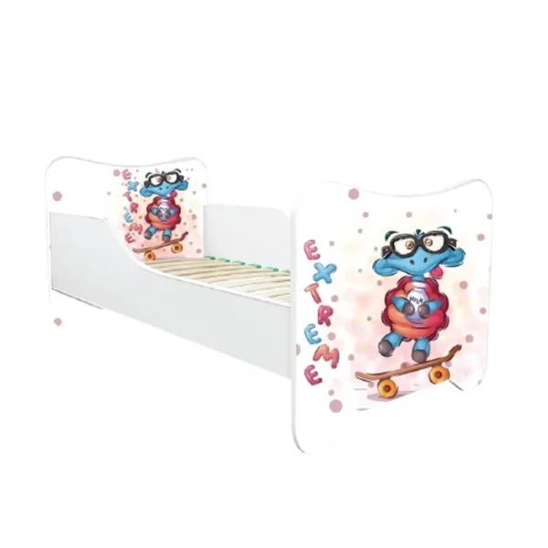 ABC Beds Dečiji Krevet 160X80 cm Kornjača na Skejtu