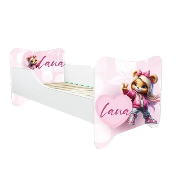 ABC Beds Dečiji Krevet 160X80 cm Medvedica sa Imenom Vašeg Deteta