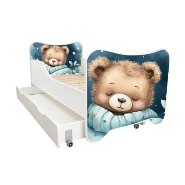 ABC Beds Dečiji Krevet sa Fiokom 160X80 cm Uspavani Meda