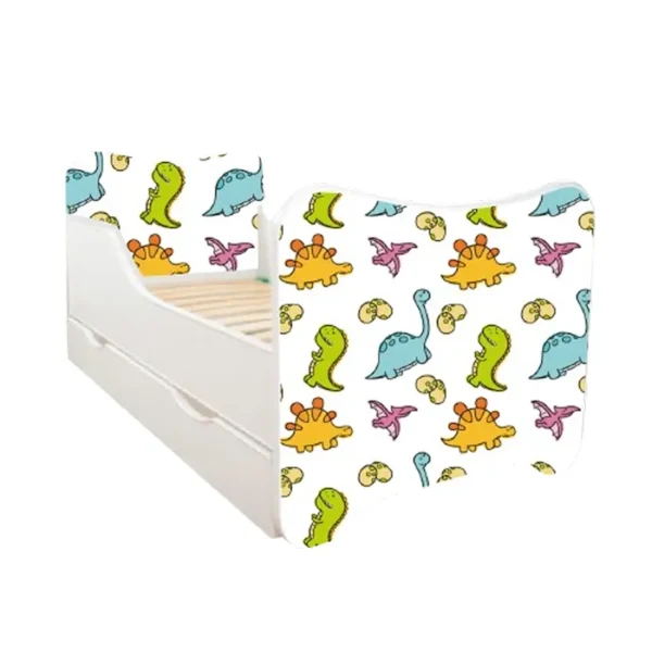 ABC Beds Dečiji Krevet sa Fiokom 160X80 cm Šareni Dino