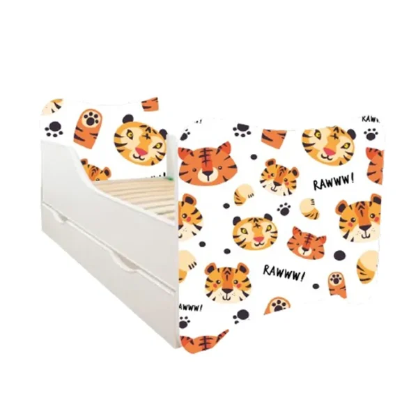 ABC Beds Dečiji Krevet sa Fiokom 160X80 cm Tigrići