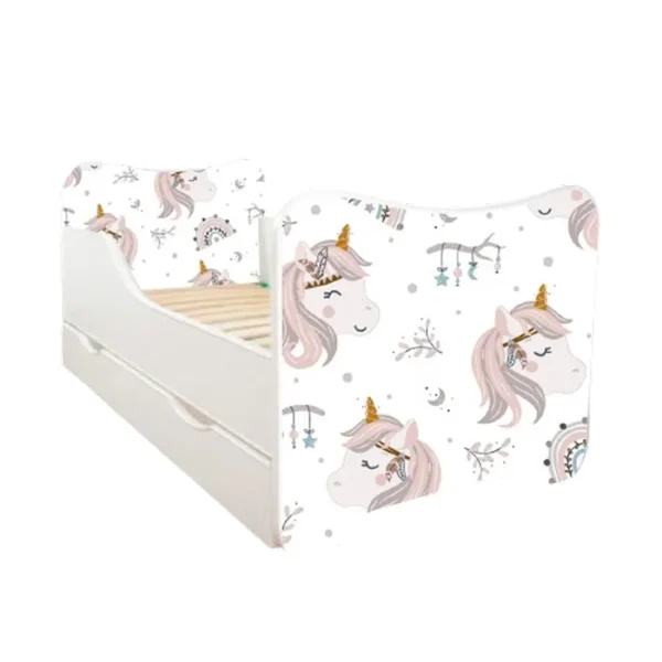 ABC Beds Dečiji Krevet sa Fiokom 160X80 cm Mini Jednorog 1