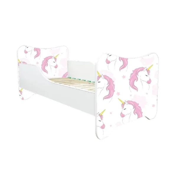 ABC Beds Dečiji Krevet 160X80 cm Mini Roze Jednorog