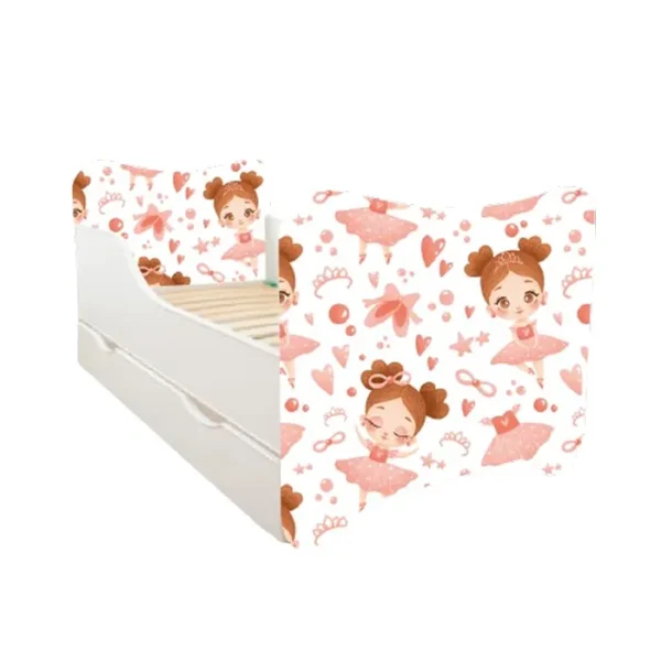 ABC Beds Dečiji Krevet sa Fiokom 160X80 cm Balerina