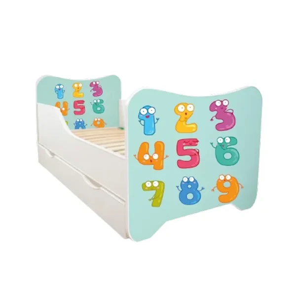 ABC Beds Dečiji Krevet sa Fiokom 160X80 cm Brojevi