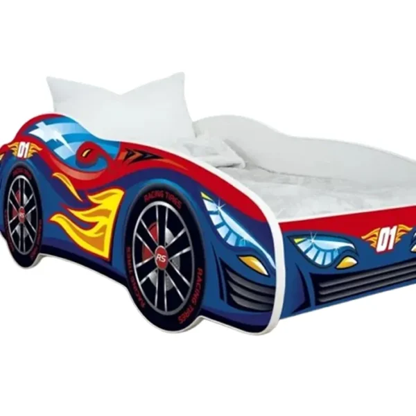 Dečiji Krevet 160X80Cm (Trkački Auto) Red Blue Car