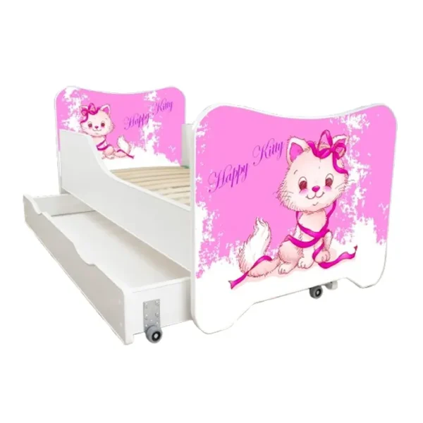 Dečiji Krevet 160X80Cm Happy Kitty + Fioka Happy Kitty