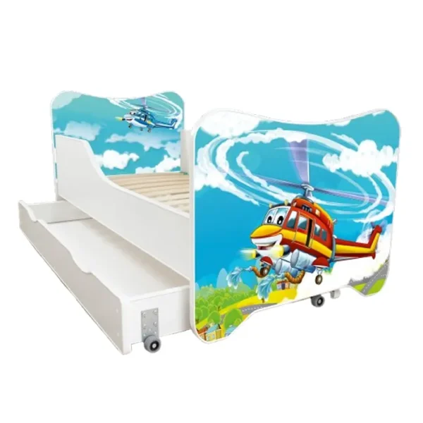 Dečiji Krevet 160X80Cm Happy Kitty + Fioka Helicopter