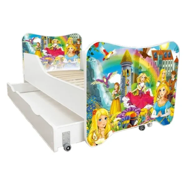 Dečiji Krevet 160X80Cm Happy Kitty + Fioka Princesses