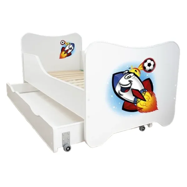 Dečiji Krevet 160X80Cm Happy Kitty + Fioka Rocket