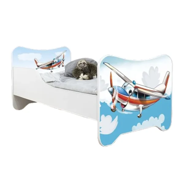 Dečiji Krevet 160X80Cm Happy Kitty Plane