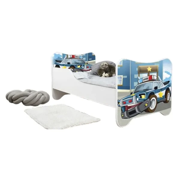 Dečiji Krevet 160X80Cm Happy Kitty Police